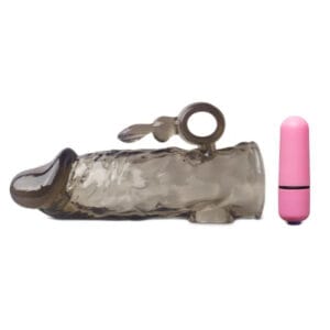 Clear Rabbit Vibrating Penis Extender