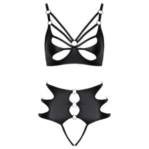 Crotchless Bondage Bra Set