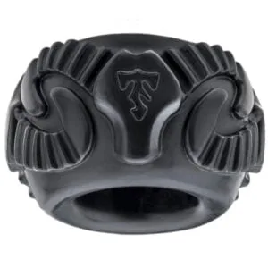 Perfect Fit Tribal Son Ram Ring Black