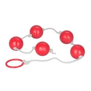 Large Pleasure Anal Beads Assorted Colours