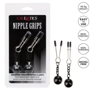 Nipple Grips Weighted Tweezer Nipple Clamps