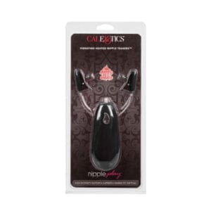 Heated Vibrating Nipple Teasers Black