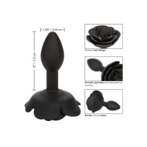 CalExotics Forbidden Small Rose Anal Plug
