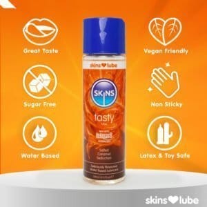 Skins Salted Caramel Seduction Waterbased Lubricant 130ml