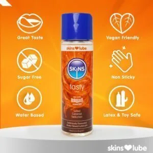 Skins Salted Caramel Seduction Waterbased Lubricant 130ml