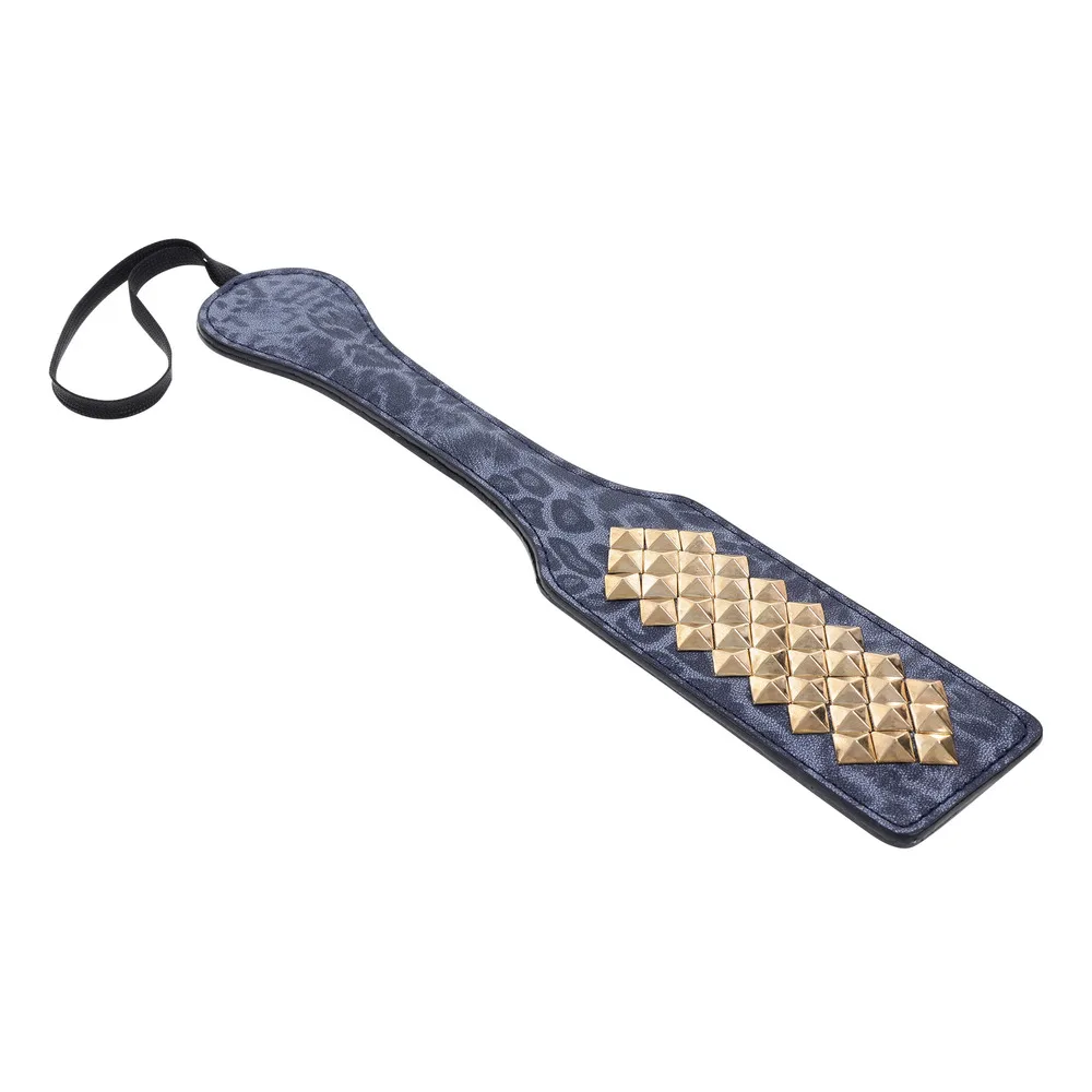 Cougar Faux Fur Flogger Close-up - Soft Blue Tails | BLISSQUE