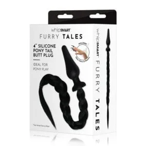 Furry Tales Black Pony Play Butt Plug