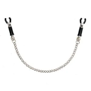 Silver Nipple Clamps With Chain